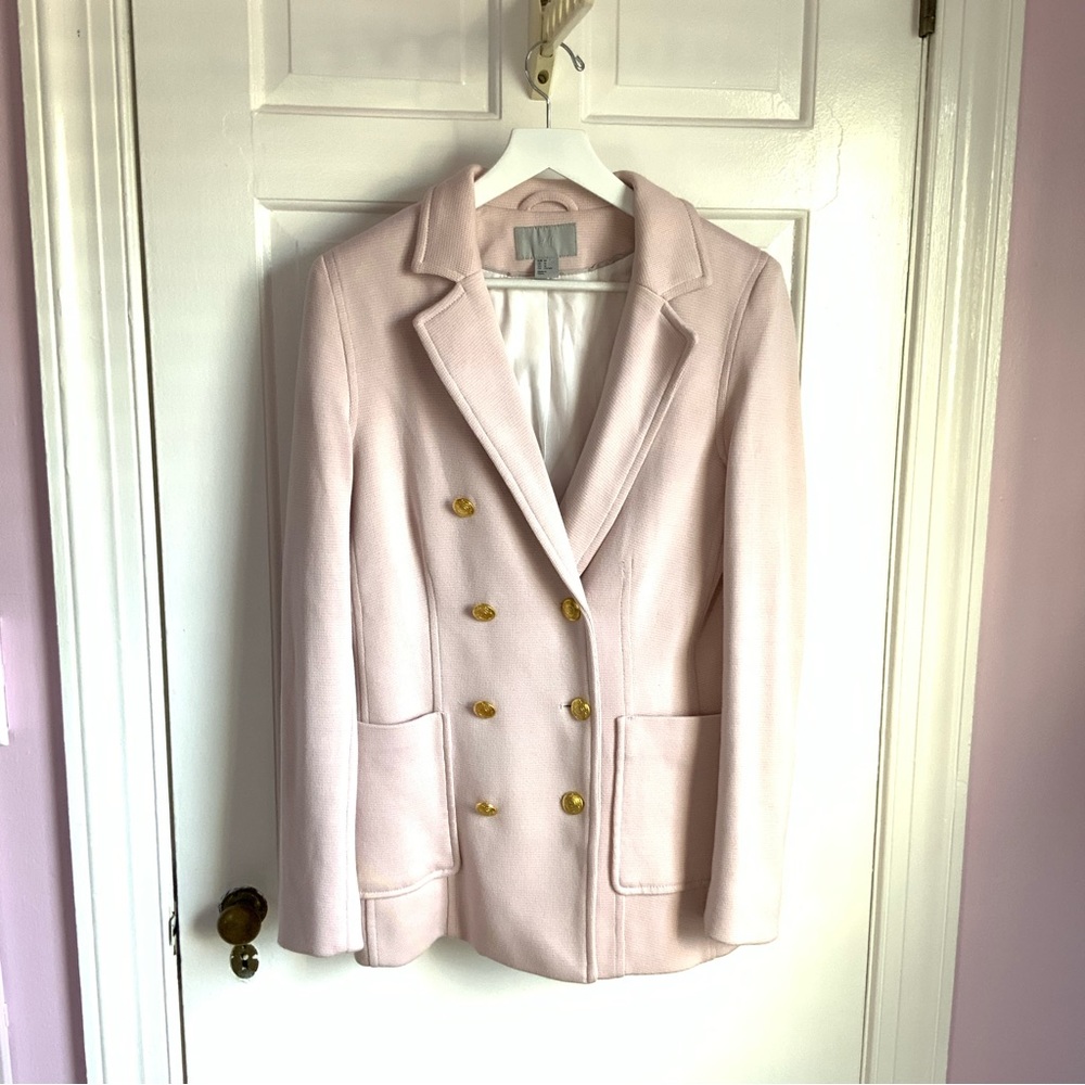 H&M Cotton Double Breasted Blazer